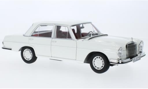 Mercedes 250 1/18 Norev SE (W108) bianco 1967 modellino in miniatura