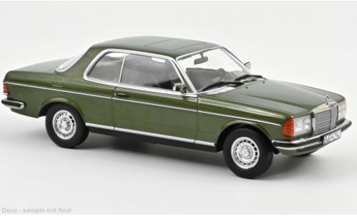 Mercedes 280 1/18 Norev CE (C123) metallise verde 1980 modellino in miniatura