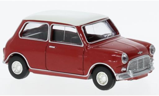 Mini Cooper 1/64 Norev S rosso/bianco 1964 modellino in miniatura
