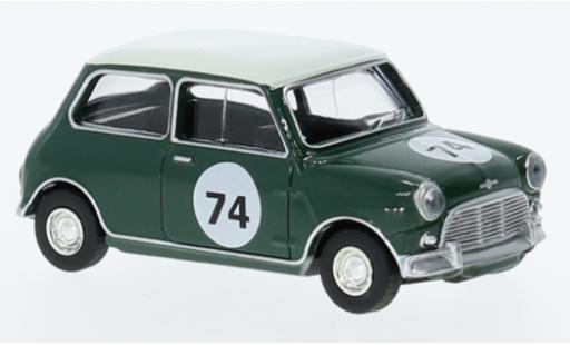 Mini Cooper 1/64 Norev S vert/bianco 1964 modellino in miniatura