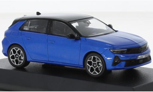 Opel Astra 1/43 Norev metallise blu/nero 2022 modellino in miniatura