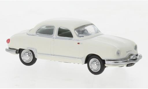 Panhard Dyna 1/87 Norev Z12 bianco 1957 modellino in miniatura