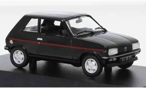 Peugeot 104 1/43 Norev ZS nero 1979 modellino in miniatura