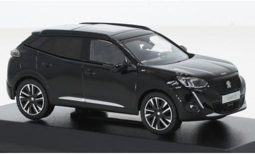 Peugeot 2008 1/43 Norev GT metallise nero 2020 modellino in miniatura