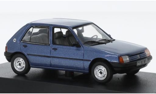 Peugeot 205 1/43 Norev GL metallise blu 1988 modellino in miniatura