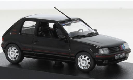 Peugeot 205 1/43 Norev GTI 1.9 nero/Décorer 1992 modellino in miniatura