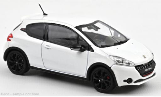 Peugeot 208 1/43 Norev GTi 30th bianco 2014 modellino in miniatura