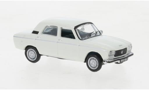 Peugeot 304 1/87 Norev GL bianco 1977 modellino in miniatura