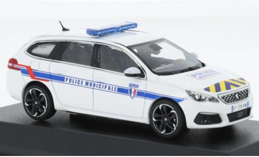Peugeot 308 1/43 Norev SW Police Municipale (F) 2018 modellino in miniatura