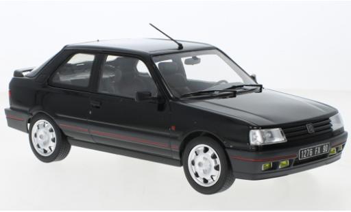 Peugeot 309 1/18 Norev GTI nero 1990 modellino in miniatura