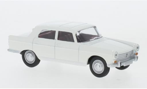Peugeot 404 1/64 Norev bianco 1961 modellino in miniatura