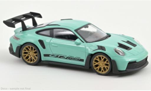 Porsche 992 GT3 R 1/43 Norev 911  S turchese 2022 modellino in miniatura