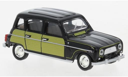 Renault 4 1/64 Norev Parisienne nero/giallo 1963 modellino in miniatura
