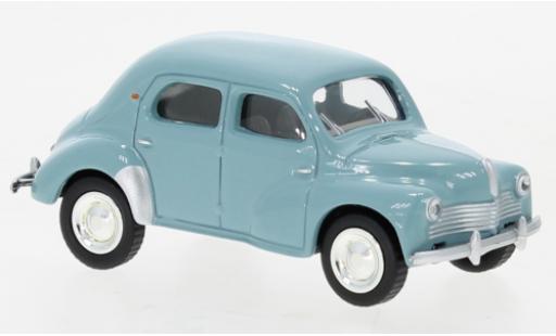 Renault 4CV 1/64 Norev blu 1952 modellino in miniatura
