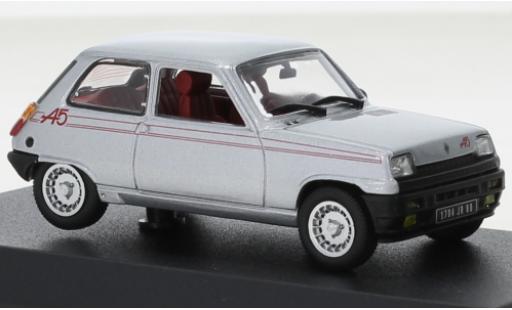 Renault 5 1/43 Norev Alpine grigio 1980 modellino in miniatura