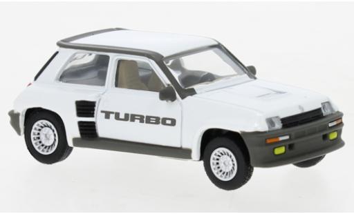 Renault 5 1/64 Norev Turbo metallise bianco 1981 modellino in miniatura