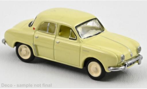 Renault Dauphine 1/87 Norev giallo clair 1956 modellino in miniatura