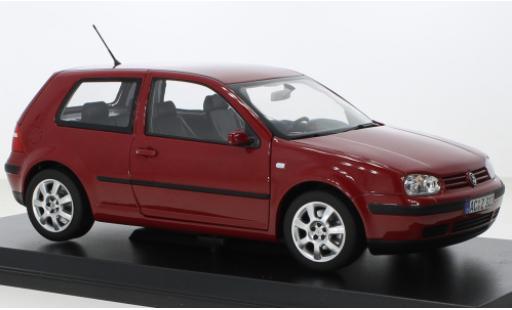 Volkswagen Golf 1/18 Norev IV rosso 2002 modellino in miniatura