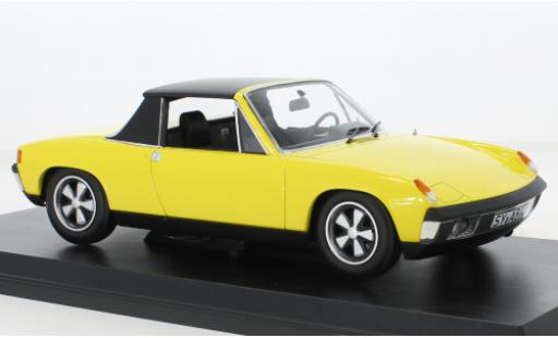 Porsche 914 1/18 Norev Volkswagen /6 giallo 1973 modellino in miniatura