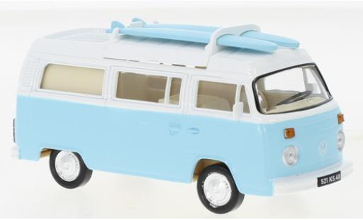 Volkswagen T2 1/43 Norev b Camper Van blu clair 1973 modellino in miniatura