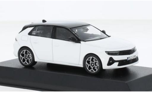 Opel Astra 1/43 Norev L weiss/schwarz 2022 1:43 modellino in miniatura