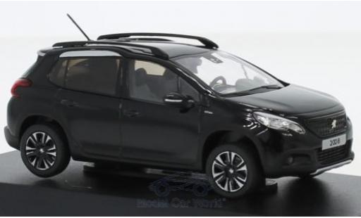 Peugeot 2008 1/43 Norev GT Line nero 2016 modellino in miniatura
