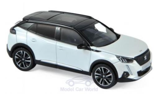Peugeot 2008 1/43 Norev GT metallico bianco 2020 modellino in miniatura