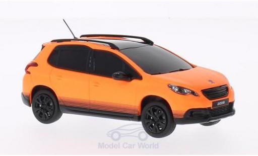 Peugeot 2008 1/43 Norev matt-orange 2013 modellino in miniatura