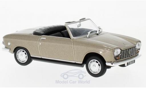 Peugeot 204 Cabriolet 1/43 Norev Cabriolet metallico beige 1967 modellino in miniatura