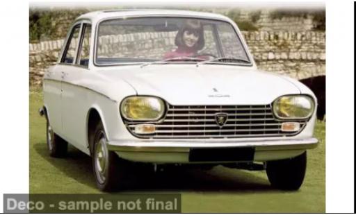 Peugeot 204 1/18 Norev weiss 1976 1:18 modellino in miniatura