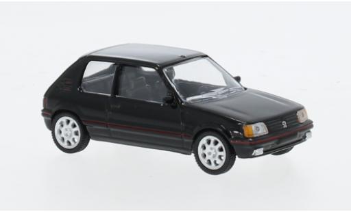 Peugeot 205 1/64 Norev GTI schwarz 1988 1:64 modellino in miniatura