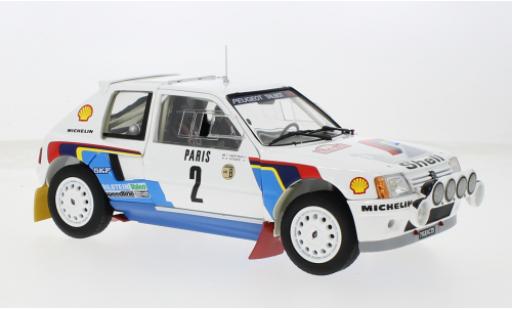 Peugeot 205 1/18 Norev T16 No.2 Rallye WM Rallye Monte Carlo 1985 1:18 modellino in miniatura