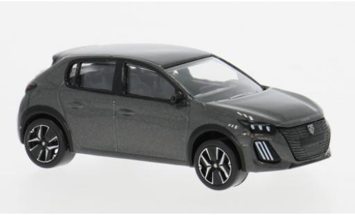 Peugeot 208 1/64 Norev grau 2024 1:64 modellino in miniatura