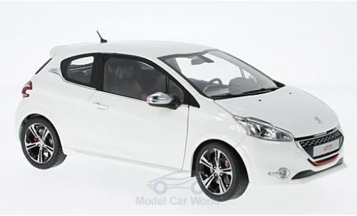 Peugeot 208 1/18 Norev GTi bianco 2013 modellino in miniatura