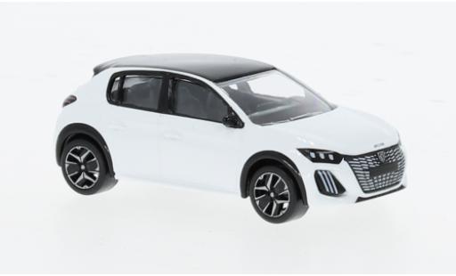 Peugeot 208 1/64 Norev weiss 2024 1:64 modellino in miniatura
