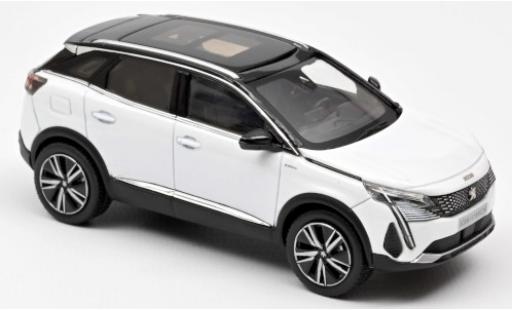 Peugeot 3008 1/43 Norev GT Hybrid4 metallico bianco 2020 modellino in miniatura