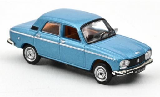 Peugeot 304 1/87 Norev GL metallico blu 1977 ohne Vitrine modellino in miniatura