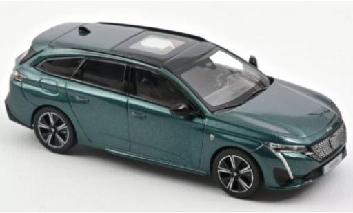 Peugeot 308 1/43 Norev SW GT metallico türkis 2021 modellino in miniatura