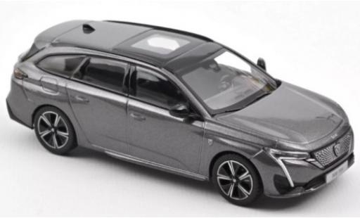 Peugeot 308 1/43 Norev SW GT metallico grigio 2021 modellino in miniatura