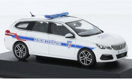 Peugeot 308 1/43 Norev SW Police Municipale (F) 2018 1:43 modellino in miniatura