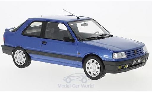 Peugeot 309 GTI 16 1/18 Norev GTI 16 metallico blu 1991 modellino in miniatura