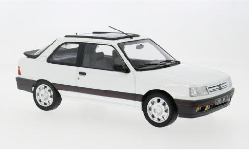 Peugeot 309 1/18 Norev GTI weiss 1987 1:18 modellino in miniatura