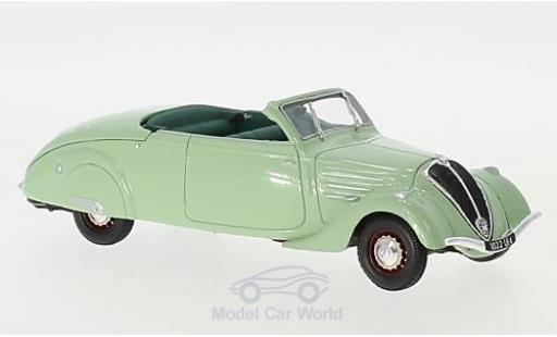 Peugeot 402 1/43 Norev Eclipse verde 1937 modellino in miniatura