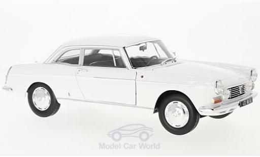 Peugeot 404 coupe 1/18 Norev Coupe bianco 1967 modellino in miniatura