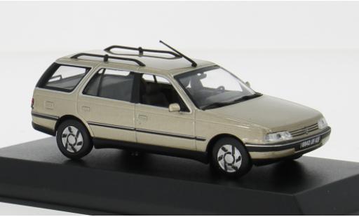 Peugeot 405 1/43 Norev Break metallise beige 1991 1:43 modellino in miniatura