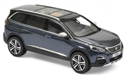 Peugeot 5008 1/43 Norev GT metallico blu 2016 modellino in miniatura