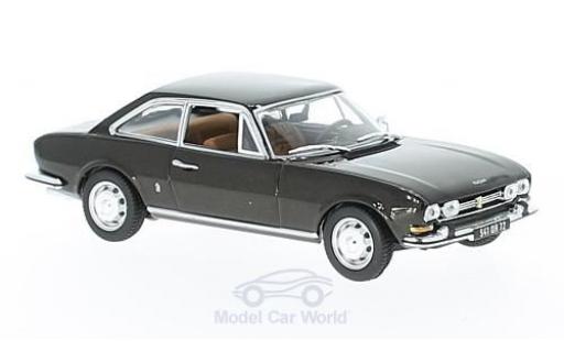 Peugeot 504 coupe 1/43 Norev Coupe metallico marroneee 1969 modellino in miniatura