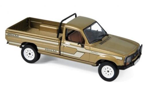 Peugeot 504 1/43 Norev Pick Up California Dangel 4x4 metallico beige/Dekor 1985 modellino in miniatura