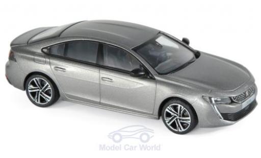 Peugeot 508 1/43 Norev GT metallico grigio 2018 modellino in miniatura