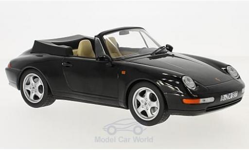 Porsche 993 SC 1/18 Norev 911 () Carrera Cabriolet nero 1994 SoftTop liegt bei modellino in miniatura